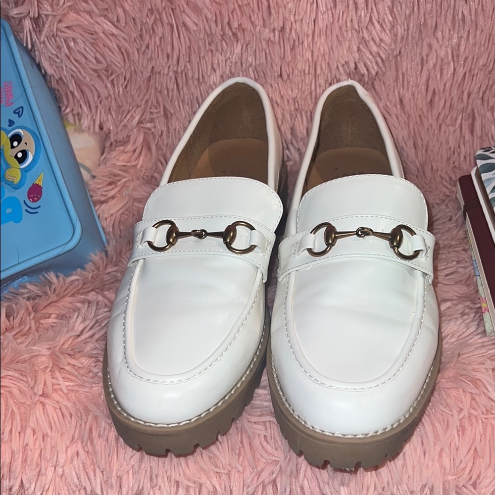 Women's White Loafers new day